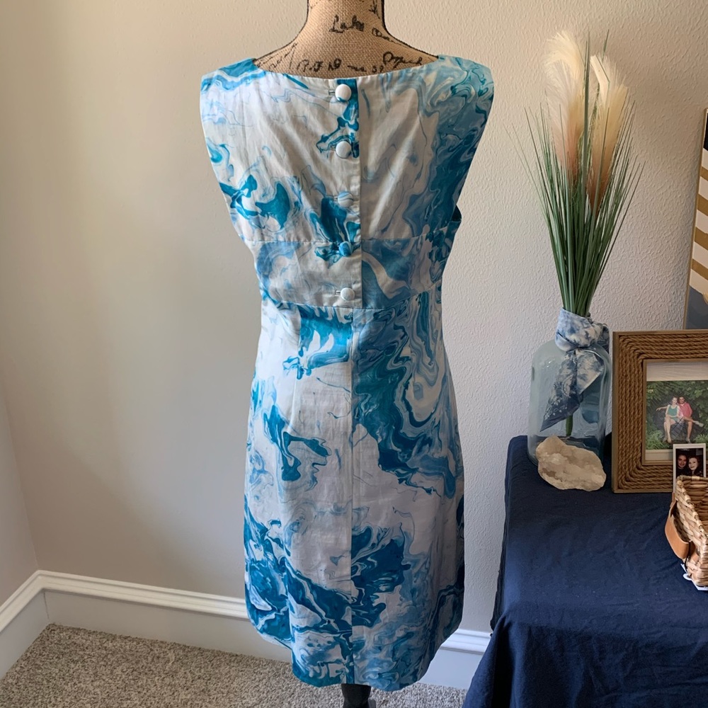 Anthropologie Maeve Marble Waters Dress - Picture 6 of 13